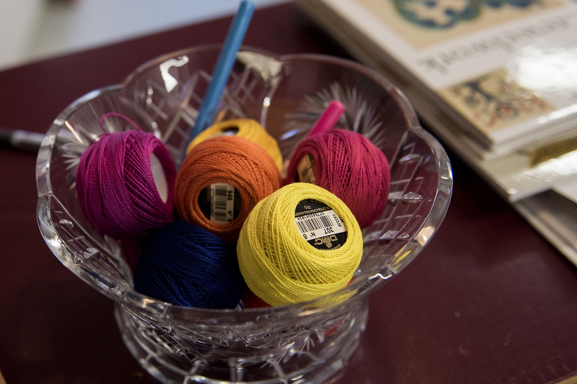 Perlegarn nr. 8 i farver