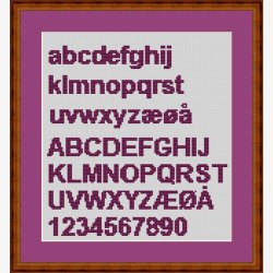 Alfabet Arial fed 12