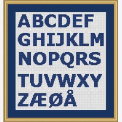 Alfabet Arial fed 22