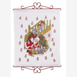 Julemand med 2 b�rn julekalender
