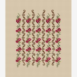 Rokkestol med roseborter