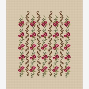 Rokkestol med roseborter