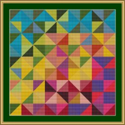 Stolehynde/pude med mange farver