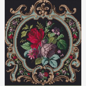 2021 DP smuk rokokostol ryg sort