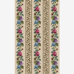 Rokkestol med roseborter