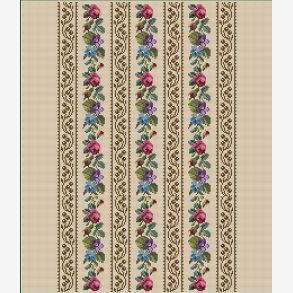 Rokkestol med roseborter