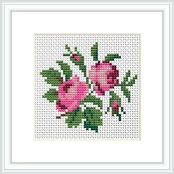 Lyserd mini rose motiv