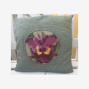 Rd Cattleya orkid p pude