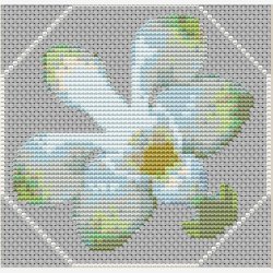 Dkkeserviet med orkid