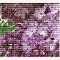 Syren broderi til indsyning i pude