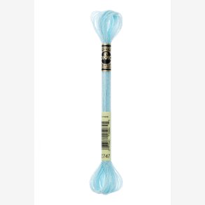 Metallic effekt  E747 lys tyrkis