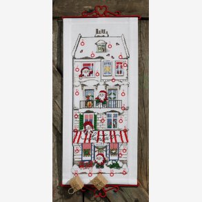 Julekalender, julemandens hus