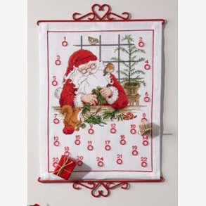 Julekalender, julemand med egern