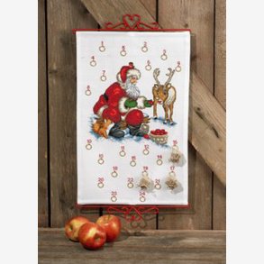 Julekalender, julemand med rensdyr