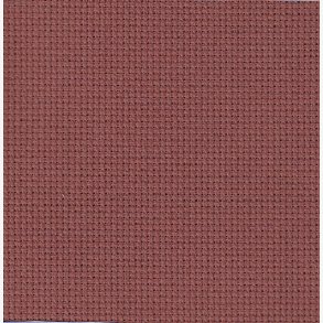 Aida med 5,4 st./cm 65x50cm Rdbrun