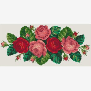 Roser til klaverb�nk