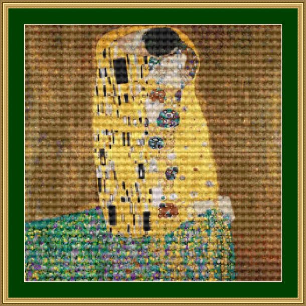 Kysset af Gustav Klimt