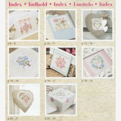 DMC mini bog, Romantiske korsstings design