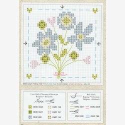 DMC mini bog, Romantiske korsstings design