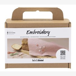 Serviet med sm blomster