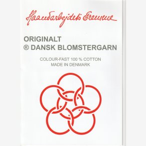 Garnkort, dansk blomstergarn