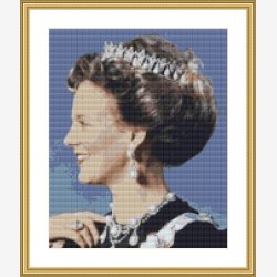 Dronning Margrethe som ung