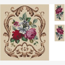 Roser i brun krans ryg og armln