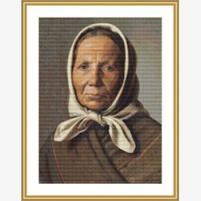 Fiskerens kone  148 x 200 korssting, 34 x 46 cm