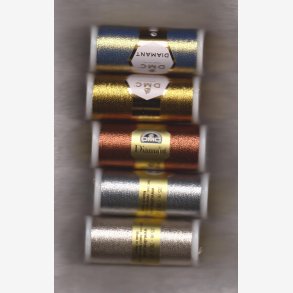 DMC diamant slv, kobber og guld trd