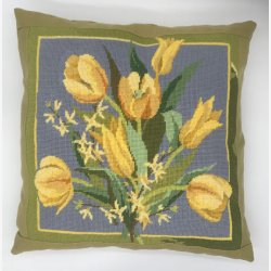 Gule tulipaner p pude
