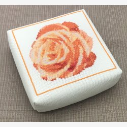 2527 ske med orange  rose