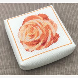 2527 ske med orange  rose