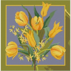 Gule tulipaner p pude