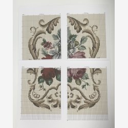 Roser i brun krans ryg og armln