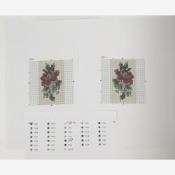 Roser i brun krans ryg og armln