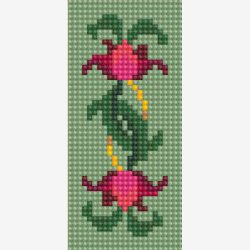 26-007 RYG For�rsblomster i  krans