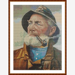 Fiskeren mega STOR 48x64 cm