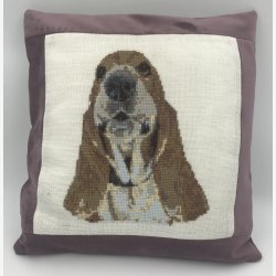 Basset hund p pude