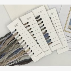 Garnkort med huller, 4 stk