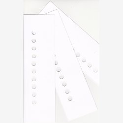 Garnkort med huller, 4 stk