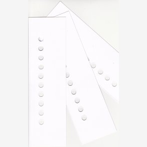 Garnkort med huller, 4 stk