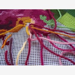 Skammel med smuk Catleya orkid