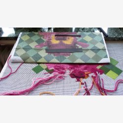 Skammel med smuk Catleya orkid